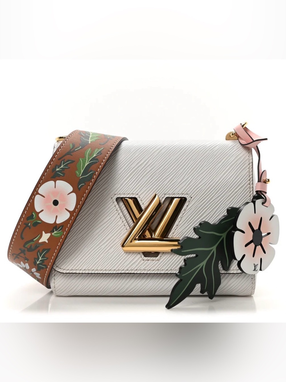 Epi Asnieres Flowers Twist Shoulder Bag